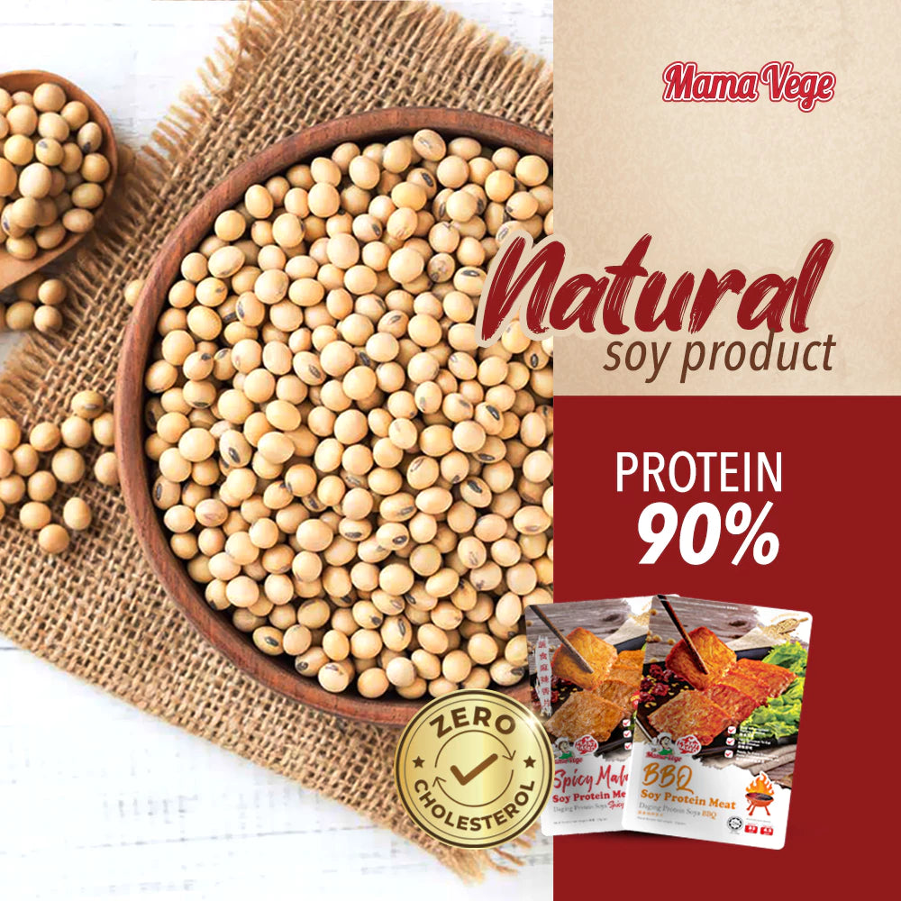 MamaVege SPICY MALA/BBQ Soy Protein Meat (5pcs)